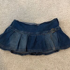 BDG Denim Pleated Mini Skirt size M